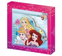 Disney Principesse Adorable-Diario Cuore + Penna, Blu