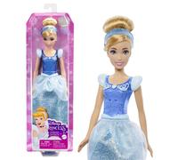 DISNEY PRINCESS - CENERENTOLA BAMBOLA SNODATA, CON CAPI E ACCESSORI SCINTILLANTI ISPIRATI AL FILM DISNEY, GIOCATTOLO PER BAMBINI, 3+ ANNI, HLW06
