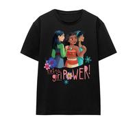 Disney Princess Extra Girl Power Maglietta Mulan Moana Jasmine Adulto (TV17153)