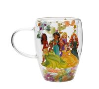 Disney Princess Floral Decorative Glass Tazza Widdop & Co