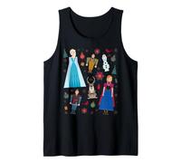 Disney Princess Frozen Holiday Nutcrackers Christmas Collage Canotta