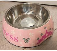 Disney Princess Gamelle Per Cani In Melamina Bianco Rosa