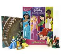 Disney Princess Great Adventures My Busy Books - Storybook, 10 figurines, playmat