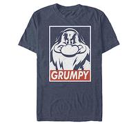 Disney Princess Grumps T-Shirt, Blu Navy, XXL Uomo