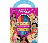 Disney Princess - I Can Be a Princess My First Library Board Book Block 12-Book Set