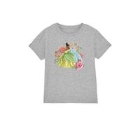 Disney Princess In The Garden Maglietta Tiana e Cenerentola Bambini (TV4933)