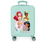 Disney Princess La valigia rigida a 4 ruote con lucchetto a combinazione per bambini è realizzata in ABS, un materiale rigido e leggero. Da Joumma Bags.