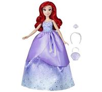 DISNEY PRINCESS - Life - Ariel Fashion Doll - 10 Combinazioni Di Abiti, Giocattolo Per Bambini Di 3 Anni