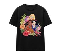Disney Princess Maglietta Rapunzel Moana Biancaneve Bouquet Adulto (TV17193)