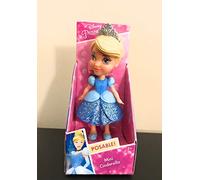 Disney Princess- Muñeca Princesa Cenicienta con Vestido Azul Bambola Principessa Disney Cenerentola con Abito Blu, Multicolore, 7,5 cm, 84626