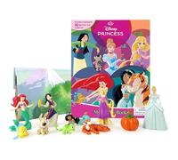 Disney Princess My Busy Books - Storybook, 10 figurines, playmat