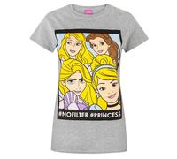 Disney - Princess No Filter - Maglietta a maniche corte - Donna (NS4267)