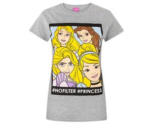 Disney - Princess No Filter - Maglietta a maniche corte - Donna (NS4267)