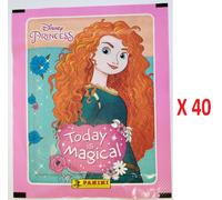 Disney Princess Ogni Giorno E' Magia Panini Lotto 40 Bustine Figurine