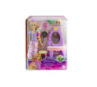 Disney Princess Rapunzel con accessori alla moda - playset con bambola e l’amico Pascal