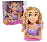 Grandi Giochi - Styling Head, Testa Principessa Disney Rapunzel deluxe, multicolore - DND03001