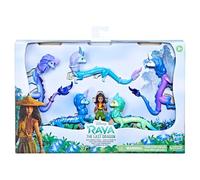 Disney Princess Raya and The Last Dragon Sisu Family Pack, include 5 Dragon Toys and Raya Doll, Toys for Kids 3 and Up