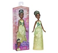 Disney Princess Royal Shimmer Bambola di Tiana, Fashion Doll con Gonna e Accessori, Giocattolo per Bambini dai 3 Anni in su, Multicolore