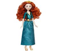 Disney Princess Royal Shimmer - Bambola Merida, Bambola alla Moda con Gonna e Accessori, Giocattolo per Bambini dai 3 Anni in su, Multicolore