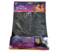 Disney Princess Scratch Art 2 x A4 Posters