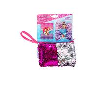 Disney Princess Set con 6 Elastici, 2 PINZE per Capelli E BORSETTINA con Pailettes