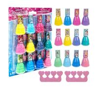 Disney Princess Smalto Acqua 14 pz con Separadita per Dita