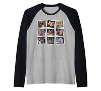 Disney Princess Snow White Famous Movie Frames Maglia con Maniche Raglan