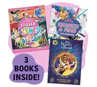 Disney Princess Story Book and Activity Book Set (Shrink-wrapped pack)
