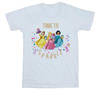 Disney Princess Time To Sparkle Maglietta Cotone Ragazze (BI57163)