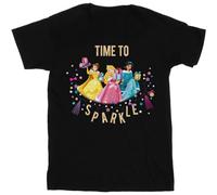 Disney Princess Time To Sparkle Maglietta Cotone Ragazze (BI57163)