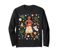 Disney Princess Vaiana Collage Portrait Maglia a Manica