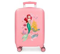 Disney Princess Valigia per bambini rigida Chiusura a combinazione Laterale 4 ruote Bagagli a Mano è realizzato in ABS, un materiale rigido e leggero. Joumma Bags., La Sirenetta, Taglia unica, Valigia