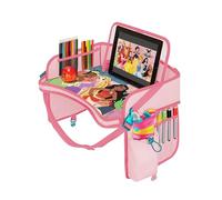 Disney Princess Vassoio da viaggio per bambini per auto, vassoio per seggiolino auto per bambini, vassoi per auto per bambini essenziali e attività