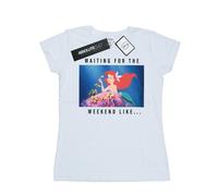 Disney Princess Waiting For The Weekend Maglietta Ariel Donna (BI37128)