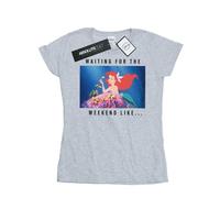 Disney Princess Waiting For The Weekend Maglietta Ariel Donna (BI37128)