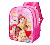 Disney Princess Zaino per bambini Premium Zaino Ragazze Personaggio Back To School Carry Bag con spallacci regolabili, rosa, M