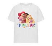 Disney PrincessBe True Be You Maglietta Ariel Moana Rapunzel Donna (TV25145)