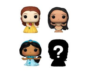 Disney Princesses Bitty Pop Vinile Figura 4-pack Belle 2,5 Cm Funko