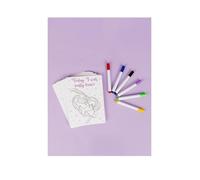 Disney Princesses Colour Me Baby Milestone Cards - Momento Ricordo Baby Shower