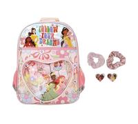 Disney Princesses Follow Your Dreams - Set di 5 zaini da 40,6 cm e cura dei capelli