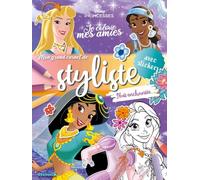 Disney Princesses Mon grand carnet de styliste: Nuit enchantée - Avec stickers