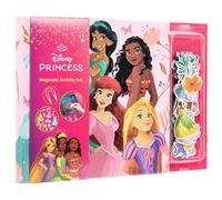 Disney Princesslibro magnetico per bambini dai 3 anni in su, con 40 personaggi magnetici e accessori, interattivo e creativo