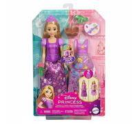 Disney Principessa 2-in-1 Storie Bambole Alla Moda - Rapunzel Set da Gioco