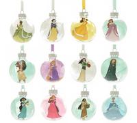 Disney Principessa Bagattelle 60mm Piuma Pieno Decorazioni Albero di Natale Set
