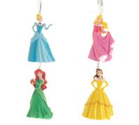 Disney Principessa da Parete Decorazioni Albero di Natale Set Di 4 Resina