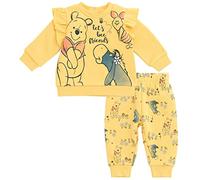 Disney Principessa Minnie Mouse Winnie the Pooh Raperonzolo Ih-Oh Piglet felpa e pantaloni set neonato a bambino piccolo, Winnie the Pooh, 3-6 mesi