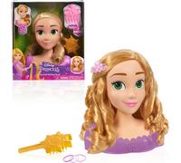 Testa da pettinare Principesse Disney - Rapunzel, 7 Pezzi, Giochi di finzione, Giocattoli per Bambini dai 3 Anni in su di Just Play