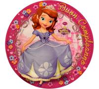 Disney Principessa Sofia (Sofia The First) 8 Piatti di Carta 23 cm per Festa Compleanno Party