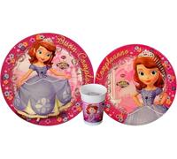 Disney Principessa Sofia the First 24 pezzi (8 Piatti da 23 cm + 8 Piatti da 20 cm + 8 Bicchieri) per Festa Compleanno Party