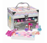 Disney principessa treno caso set di bellezza, bambini trucco kit per ragazze, vero set di trucco lavabile, trucco giocare, favore di festa, compleanno, età 3 4 5 6 7 8 9 10 11 12 da Townley ragazza